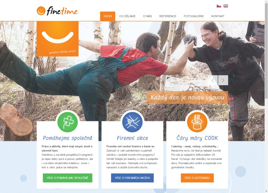 FINE TIME | webová prezentace
