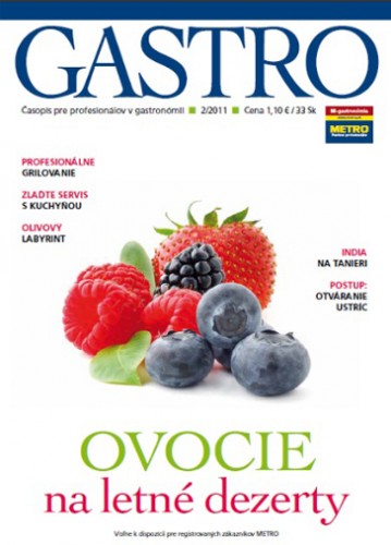 Gastro – časopis pro profesionály v gastronomii | překlad z češtiny do slovenštiny a korektura