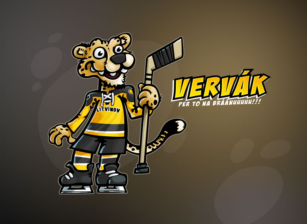 Vervák - hokejový maskot