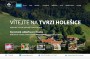 Tvrz Holešice - webová prezentace pro rekreační středisko u Orlické přehrady v historické tvrzi