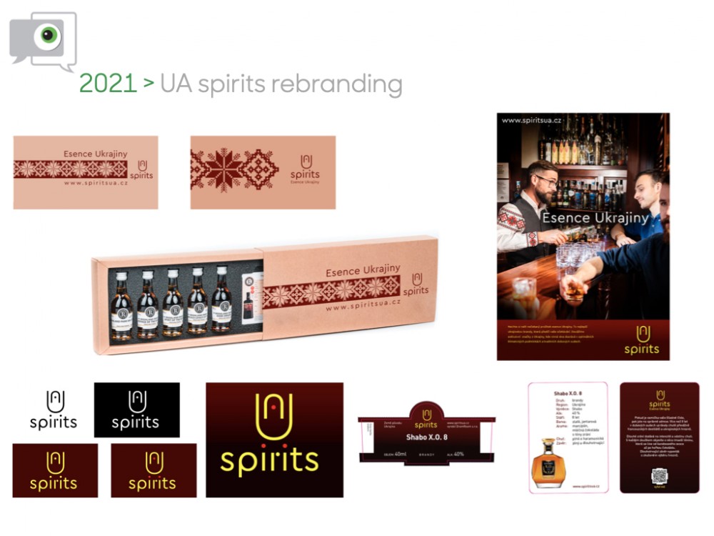UA spirits rebranding