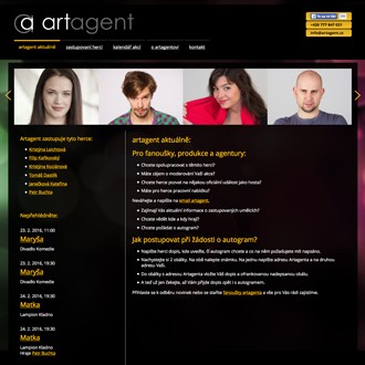 Tvorba webu pro Artagent