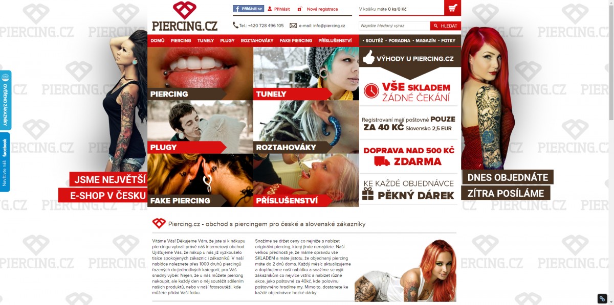 Piercing.cz: marketingové konzultace (strategie)