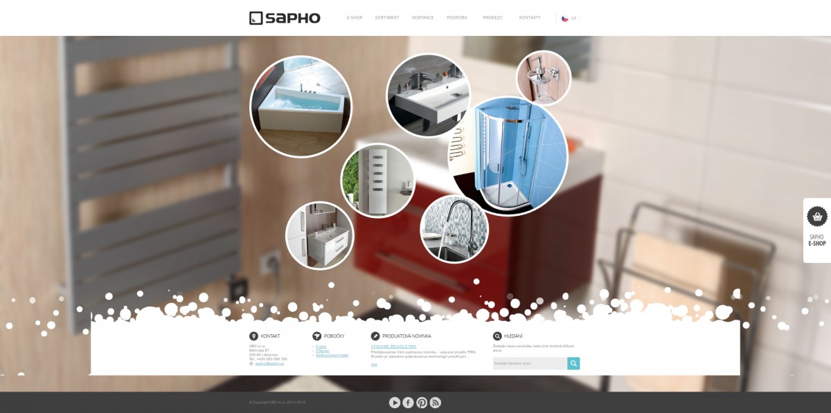 Sapho-koupelny.cz: brand, PPC kampaně