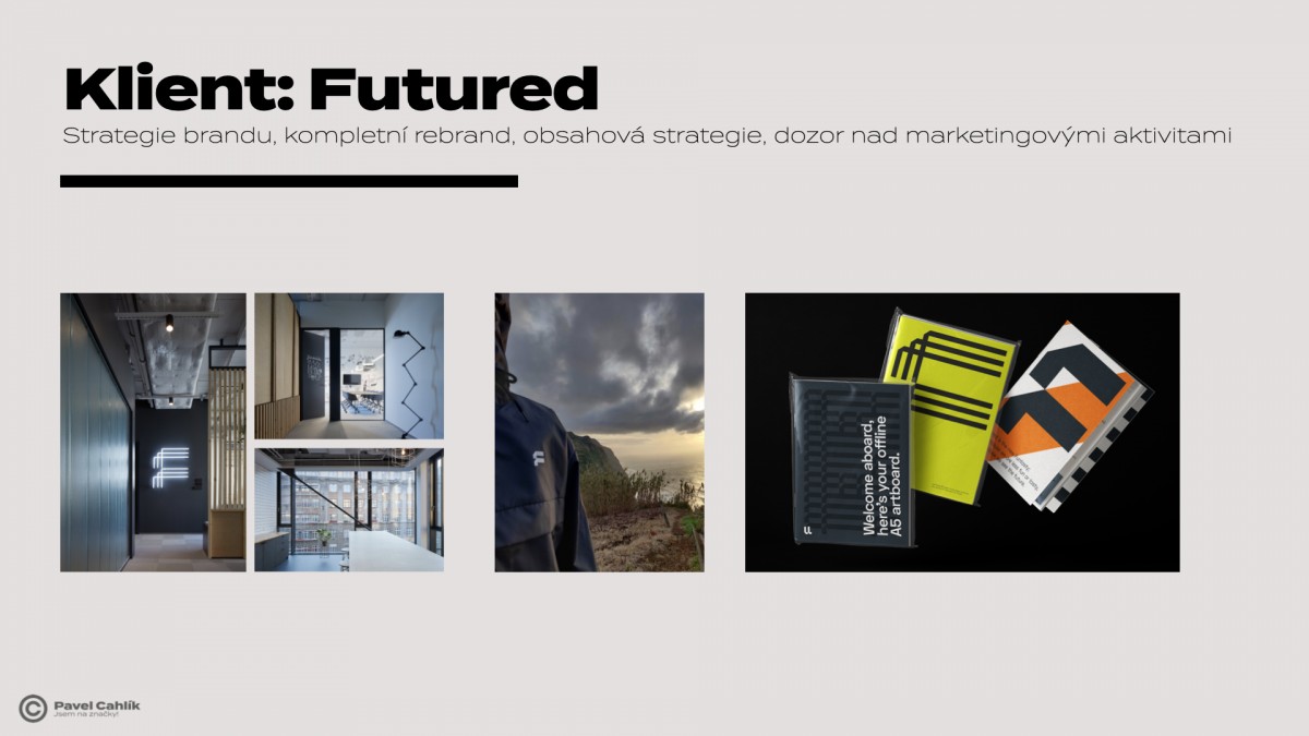 Strategie brandu, kompletní rebrand | Futured, mini case study