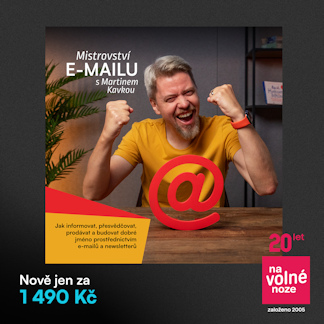 Mistrovství e-mailu s Martinem Kavkou
