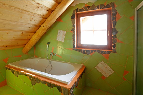 Koupelna dřevostavby