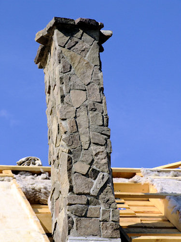 Kamenný obklad komína