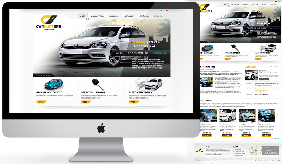 Carhunters webdesign