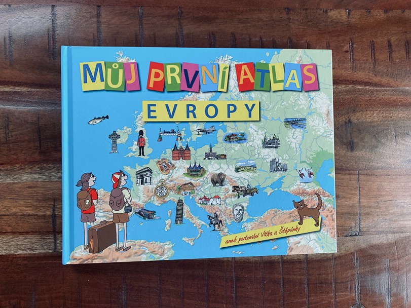 Můj první atlas Evropy | knižní ilustrace