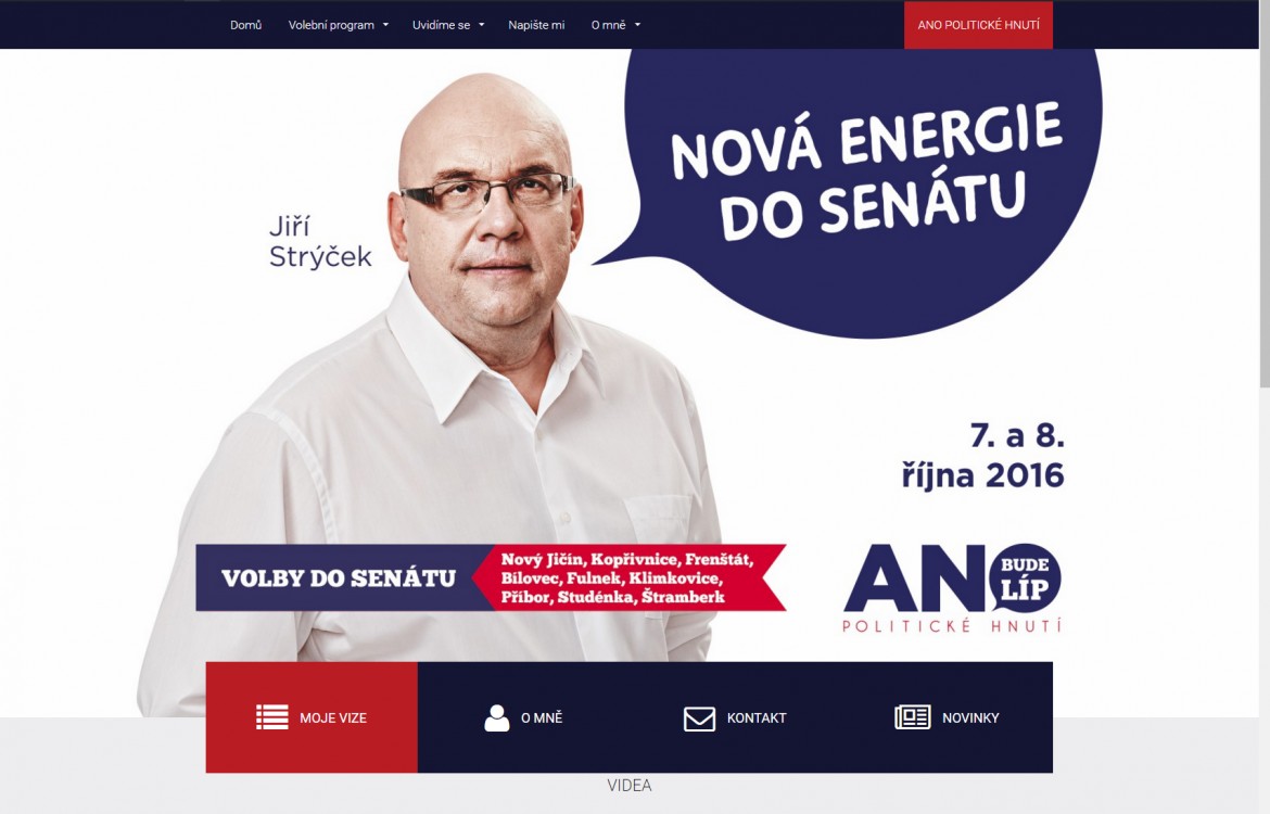 Jiří Strýček (ANO) - kandidát do senátu