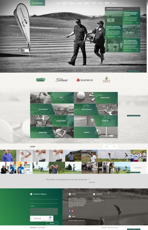 Webová stránka na míru Peter Švajlen – homepage