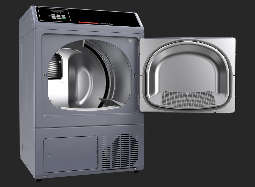3D produktová vizualizace závodních sušiček a praček | Alliance Laundry Systems