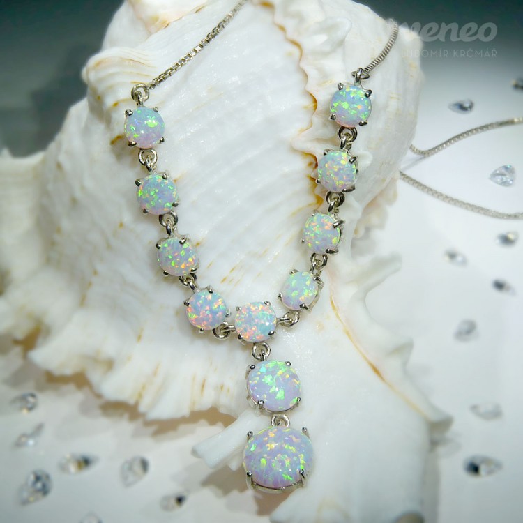 Vivien - náhrdelník s australskými opály