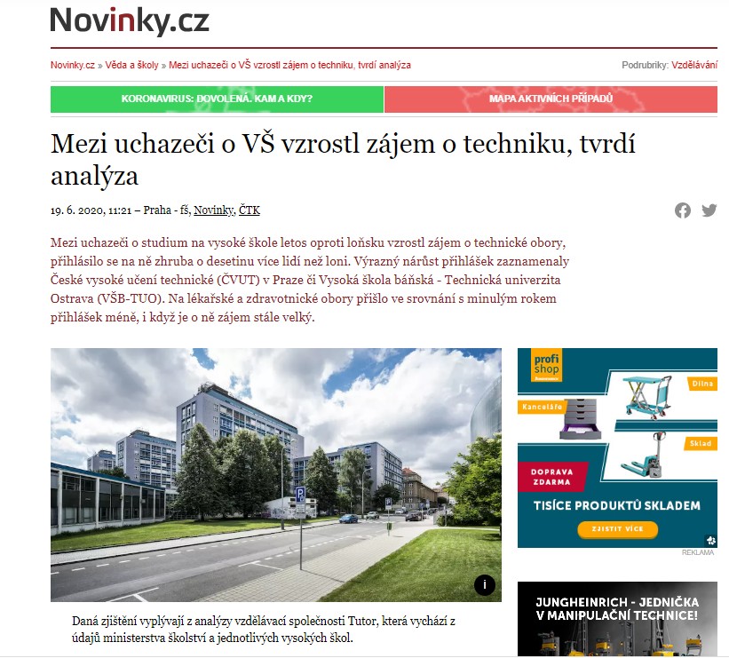 Novinky.cz | mediální výstup
