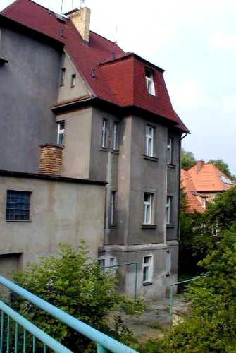 Vila Mařička před rekonstrukcí - pohled ze zahrady
