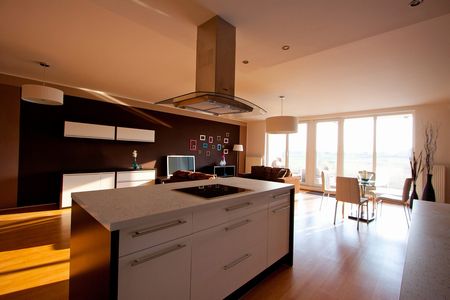 Propojení kuchyně s obývacím prostorem