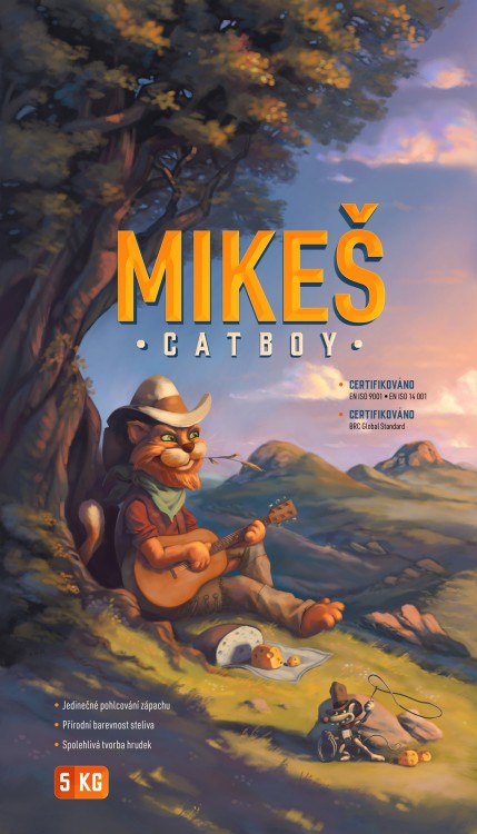 Mikeš Catboy – Ilustrace a design obalu