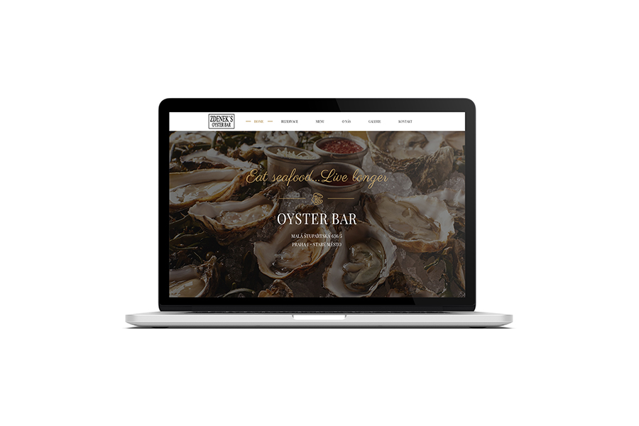 Oyster bar | návrh grafiky webu