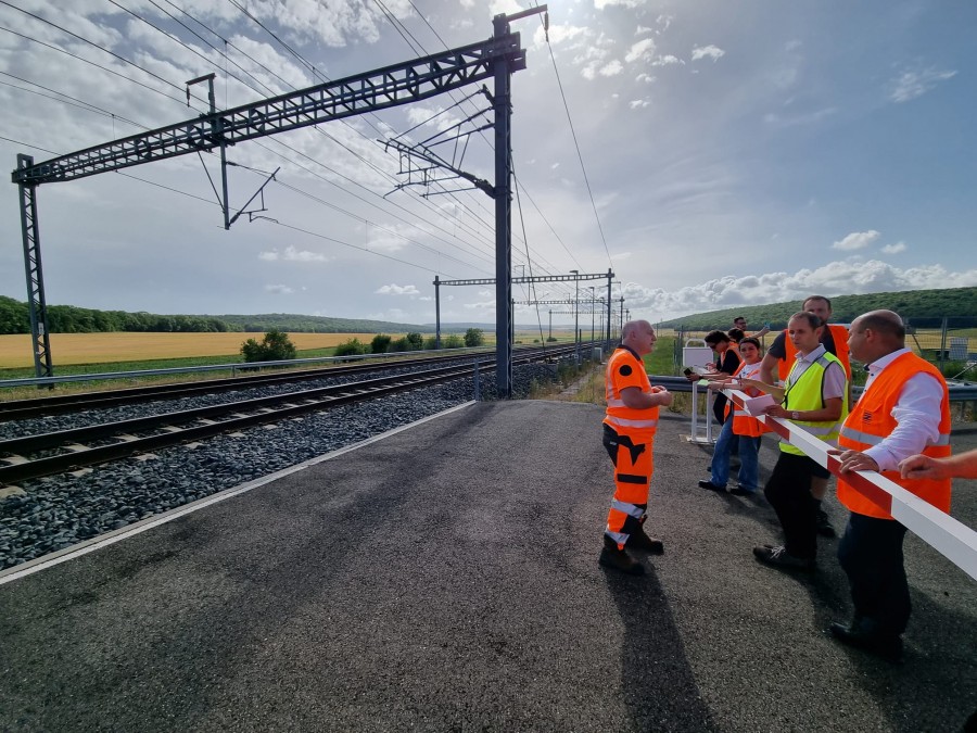 Prohlídka železniční infrastruktury ve Francii, SŽ