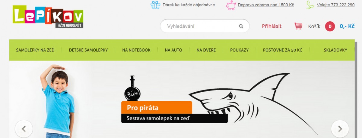 Tagline „Už se neodlepíte“ pro web Lepikov.cz