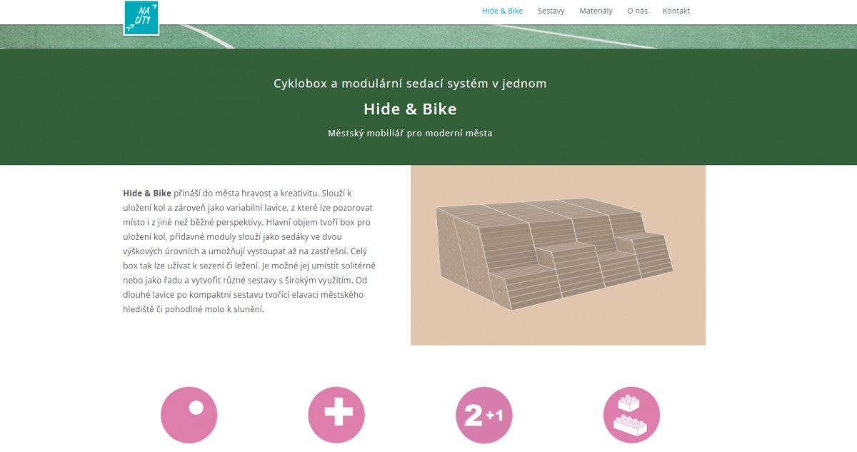 Hide & Bike – název značky cykloboxů