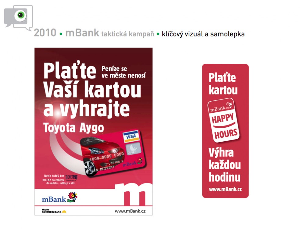 mBank | Martina Tóthová grafický design