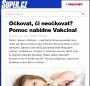PR článek o produktu Vakcinal publikovaný na Super.cz