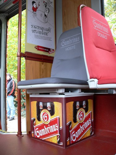 Gambrinus - polep tramvaje v Plzni > kreativa, design