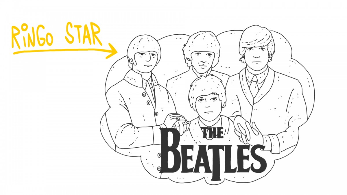 Beatles| ilustrace pro seriál České televize Ty Brďo!