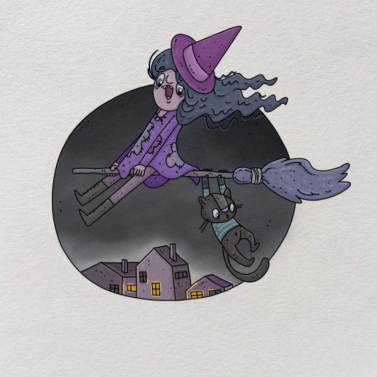 Ilustrace _ čarodějnice
