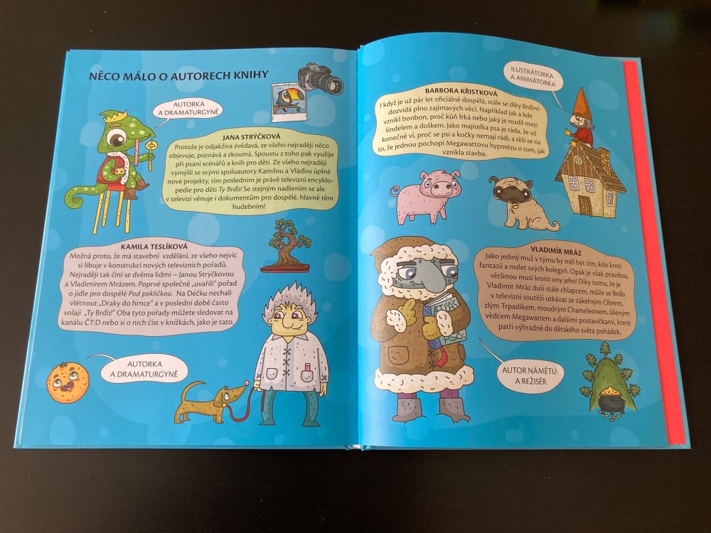 Kniha _ ilustrace Ty Brďo ! hlavní postavy