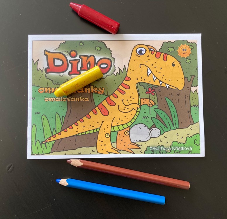 Omalovánky pro MFP paper s.r.o. _dino__ titulka