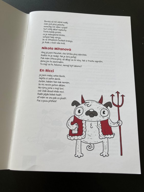 Brožůrka Placatý rap _ ilustrace _ čert