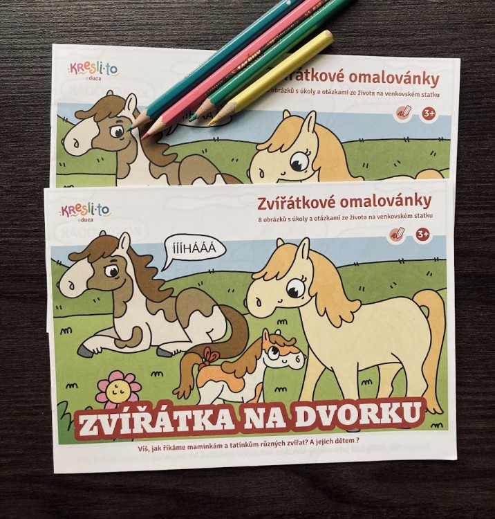 Zvířátka na dvorku - titulka
