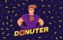 Tvorba loga pro vznikající českou donutskou franšízu Donuter