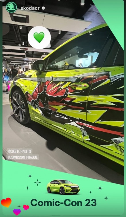Live kreslení pro škoda auto na comic conu 4