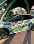 Live kreslení pro škoda auto na Barum rally 4