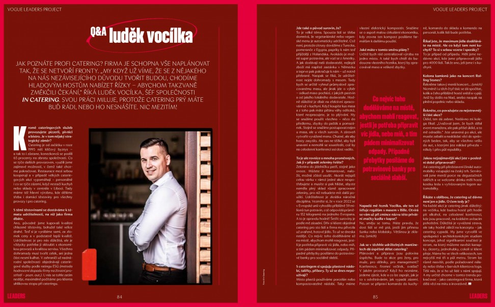 Rozhovor pro Vogue Leaders 6/2025