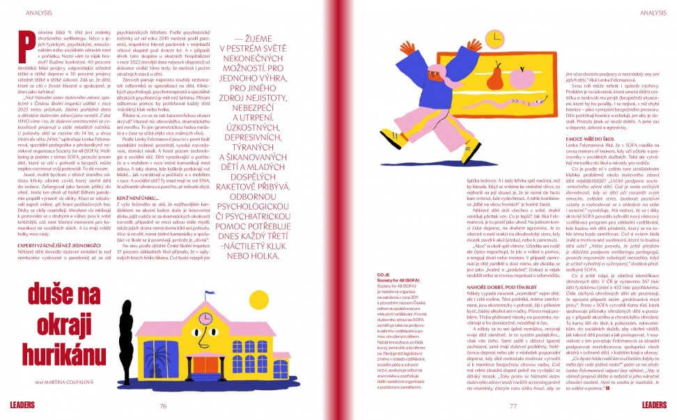 Duše na okraji hurikánu, Vogue Leaders 6/25