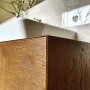 Umyvadlo a skříňka | návrh interiéru rodinného domu Vysoký Újezd