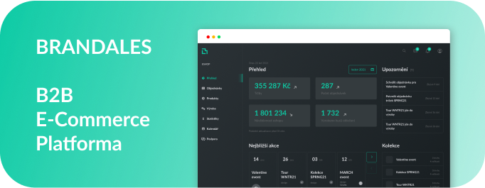 Online platforma pro B2B e-commerce Brandales