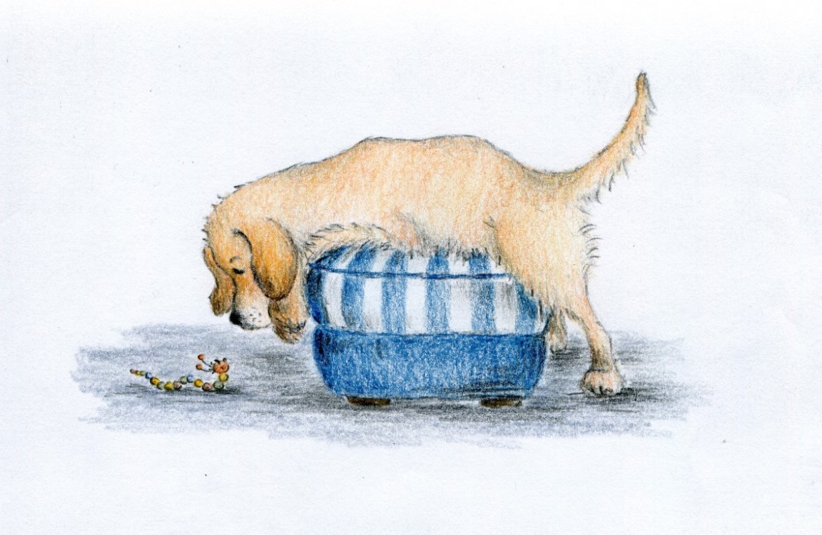 Zavěšenej | ilustrace do dětské knížky ENZO – Medové dny