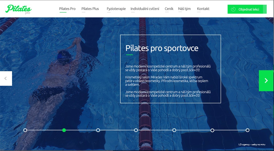 Pilates PRO - webdesign