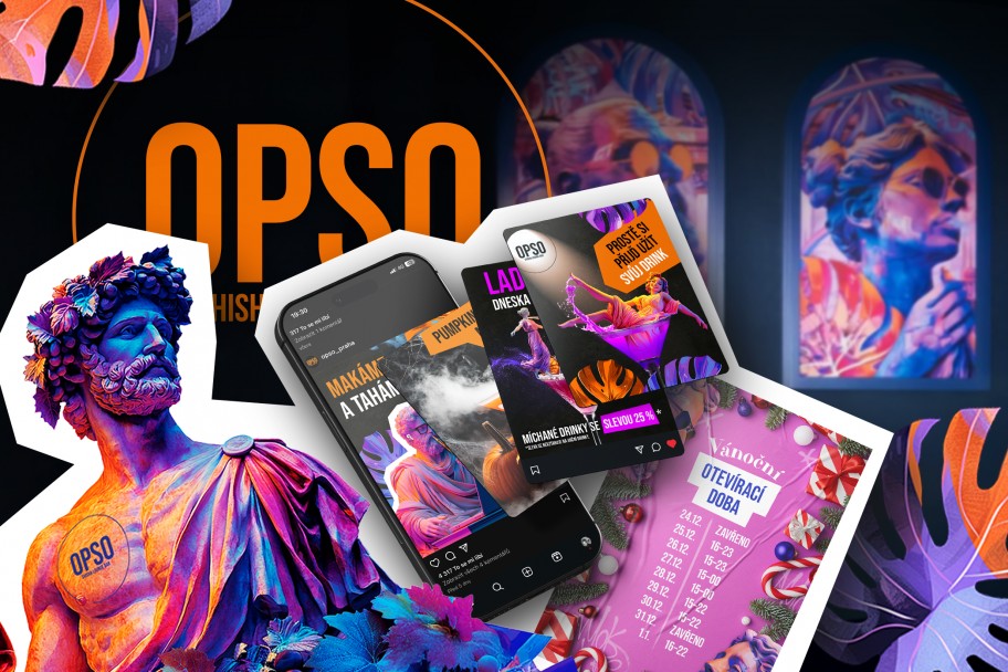 OPSO - branding, interiérová dekorace