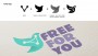 Free For You (Fefy energie) – vývoj loga s holubicí