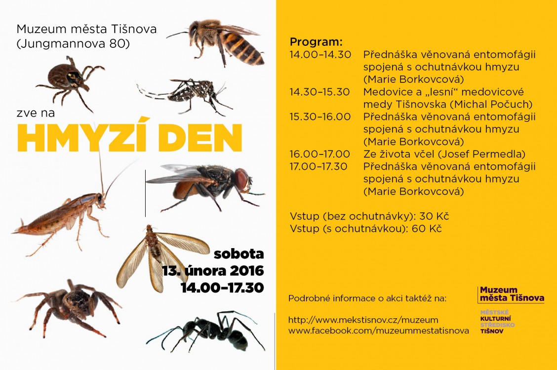 Pozvánka na Hmyzí den — Muzeum města Tišnova