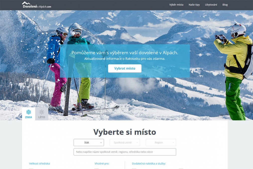 Dovolená v Alpách | PHP programování