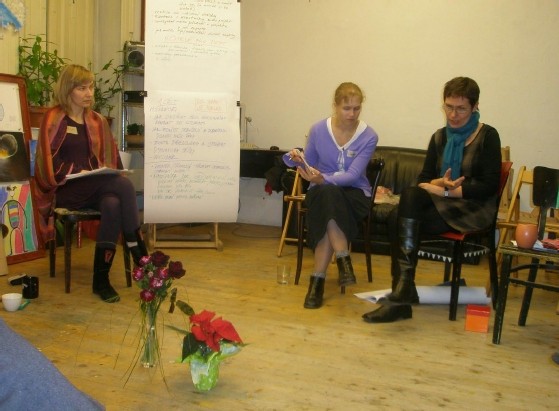 Tlumočení workshopu v rámci projektu sdružení Fokus Praha (2009)