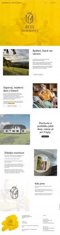 Web a marketing pro Byty Želechovice
